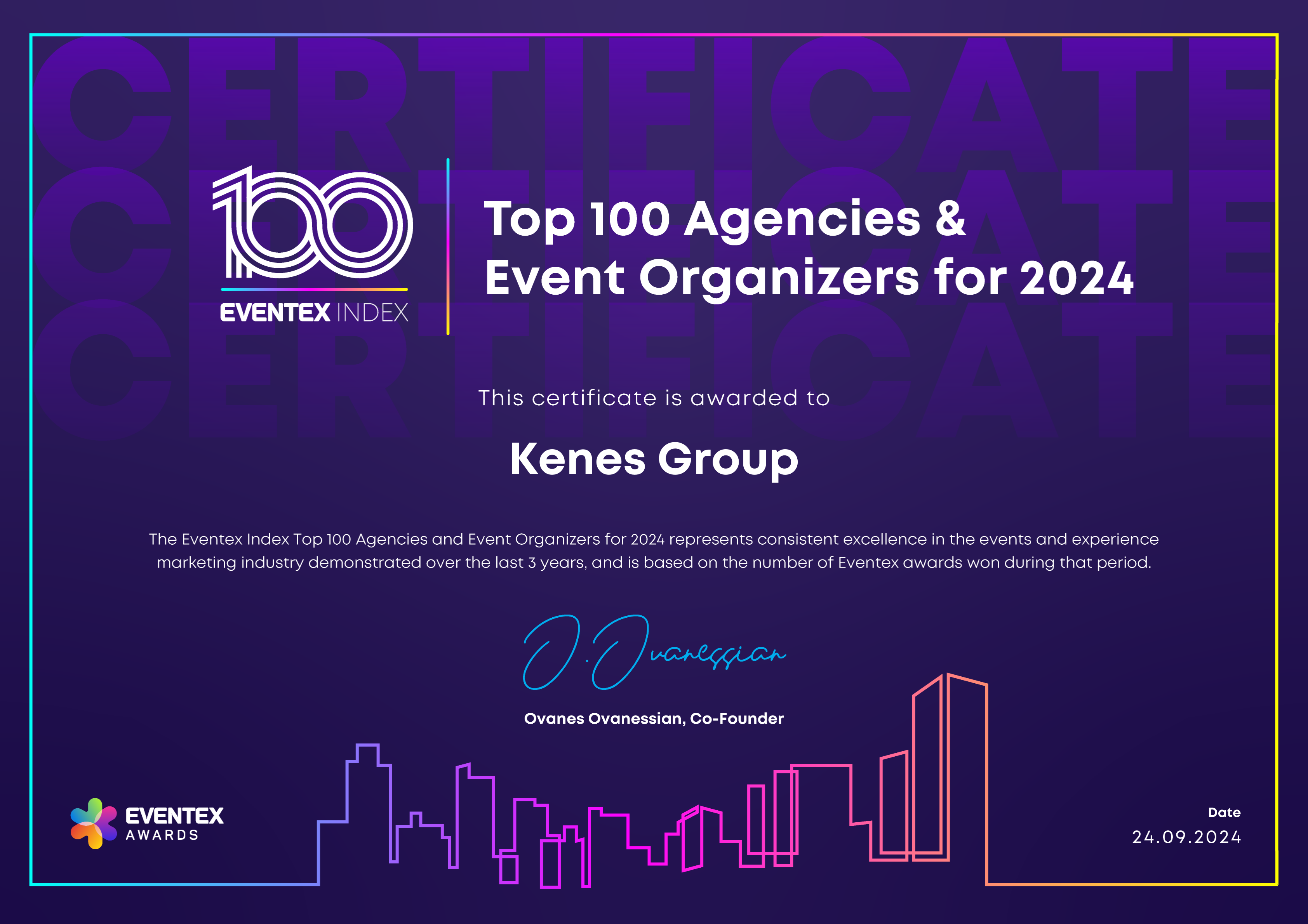 Kenes Group_Eventex2024-Index-Certificate
